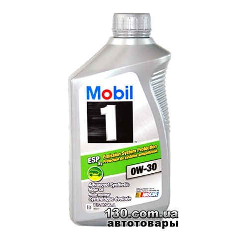 Mobil 1 ESP x1 0W-30 (USA) — моторне мастило синтетичне — 0.946 л