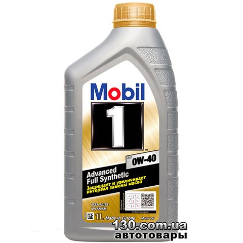 Mobil 1 FS 0W-40 — synthetic motor oil — 1 l