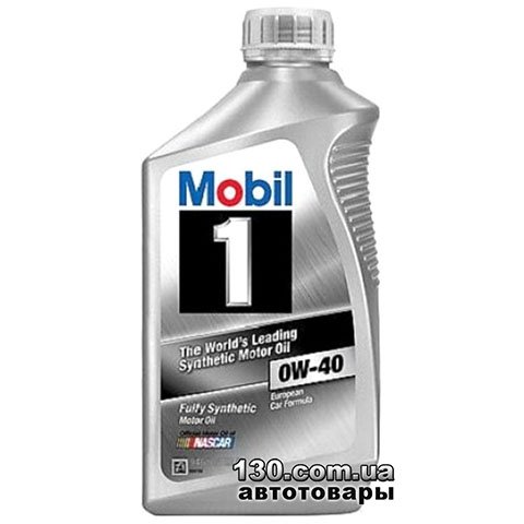 Mobil 1 Fully Synthetic 0W-40 (USA) — моторне мастило синтетичне — 0.946 л