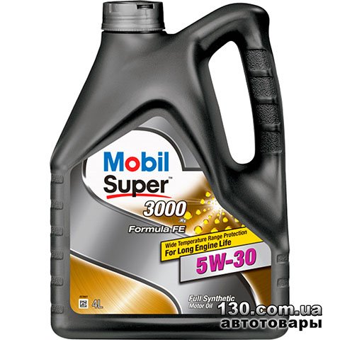 Моторное масло синтетическое Mobil Super 3000 Formula FE 5W-30 — 5 л