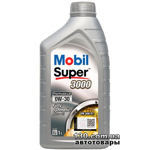 Synthetic motor oil Mobil Super 3000 Formula LD 0W-30 — 1 l