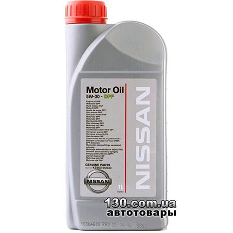 Nissan Motor Oil C4 (DPF) 5W-30 — моторное масло синтетическое — 1 л