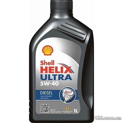 Shell Helix Diesel Ultra 5W-40 — synthetic motor oil — 1 l