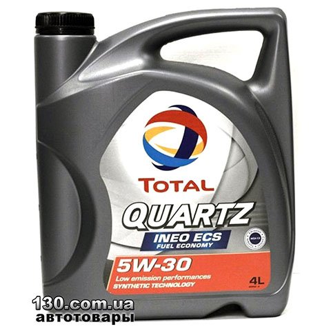 Total Quartz INEO ECS 5W-30 — synthetic motor oil — 4 l