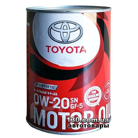 Toyota Motor Oil 0W-20 — моторне мастило синтетичне — 1 л