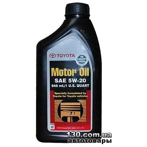 Toyota Motor Oil 5W-20 — synthetic motor oil — 0.946 l