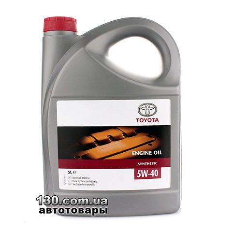 Toyota Synthetic 5W-40 — synthetic motor oil — 5 l