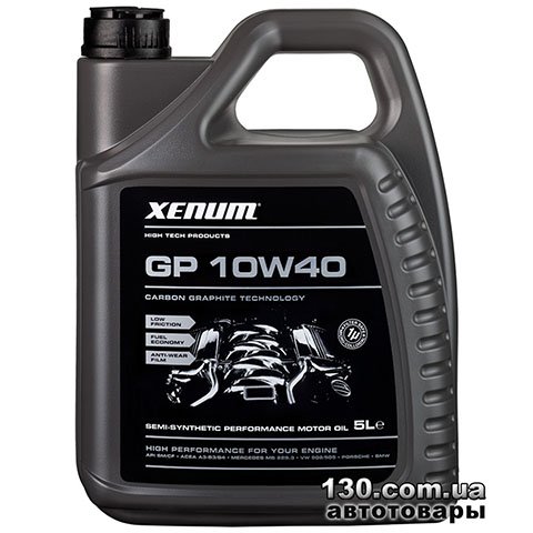 Synthetic motor oil XENUM GP 10W40 — 5 l