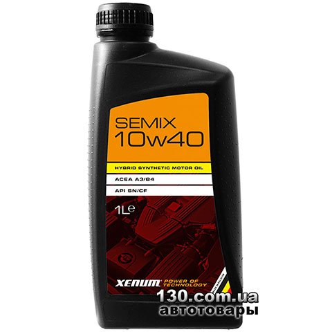 XENUM SEMIX 10W40 — моторне мастило синтетичне — 1 л