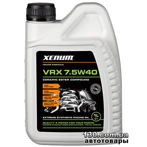 Моторне мастило синтетичне XENUM VRX 7.5W40 — 1 л