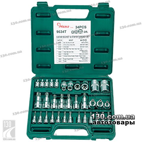 Hans 9634T — tORX socket wrench set