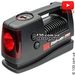 Car compressor (pump) Heyner Digimatic PRO 236 with self-locking device, digital manometer and alarm flashlight 