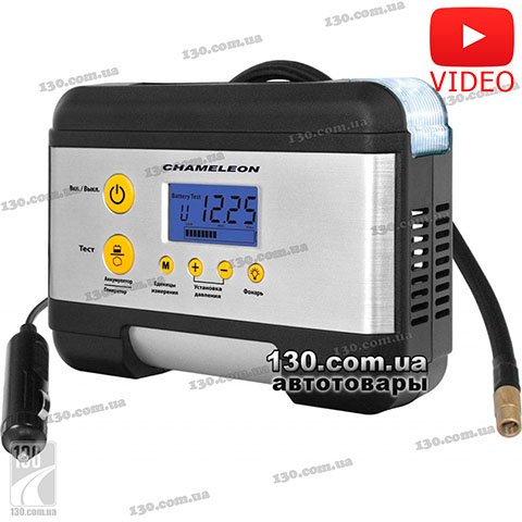Tire inflator with auto-stop Mystery Chameleon AC-200