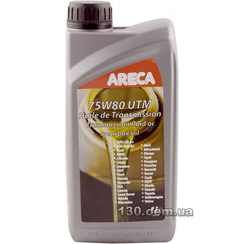 Areca UTM SAE 75W-80 — трансмиссионное масло — 1 л