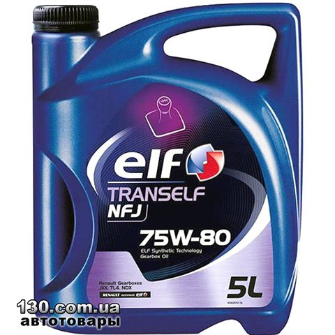 Трансмиссионное масло ELF Tranself NFJ 75W-80 — 5 л