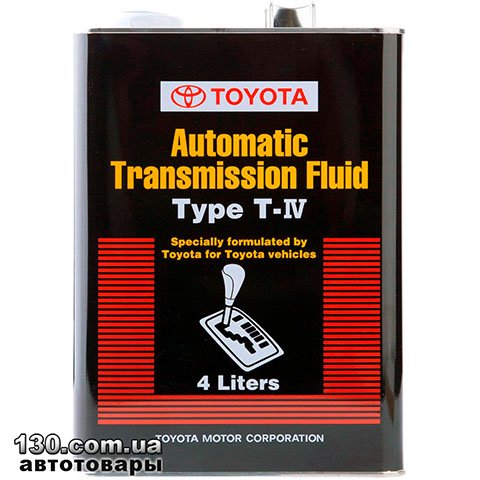 Трансмиссионное масло Toyota ATF Type T-IV — 4 л