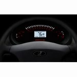 Маршрутный бортовой компьютер (панель приборов) Gamma GF 618 подсветка белая для ВАЗ 2110 нов., Лада Калина, Приора