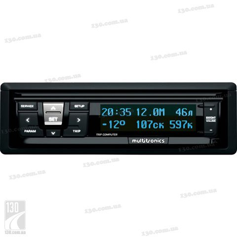 Multitronics RIF-500 — маршрутный бортовой компьютер универсальный, подсветка синяя
