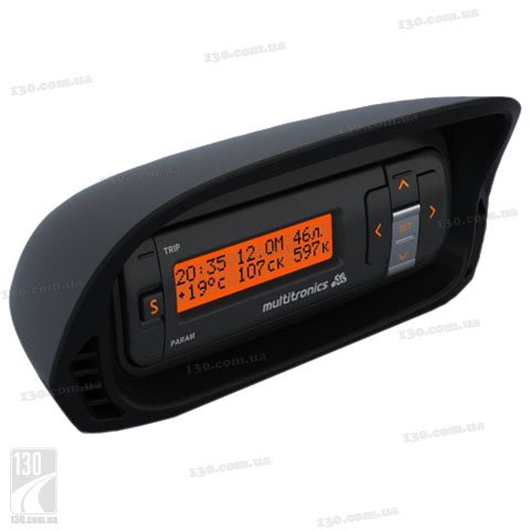 Multitronics TC 50UPL — маршрутный бортовой компьютер универсальный, подсветка RGB