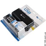 Автомобильный тройник-разветвитель гнезда прикуривателя с USB питанием Sertec CS-044 (3 x 12 В, 1 x 5 В)