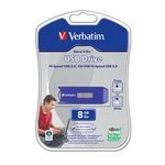 USB flash диск 8 ГБ Verbatim Store 'n' Go Drive (47333) корпус синий