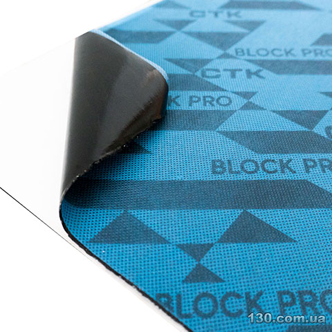 Віброізоляція ACOUSTICS Block PRO 3 mm (37 см x 50 см)
