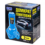 Домкрат винтовой бутылочный Vitol ДМ-3852Т/ST-107B 2 тонны
