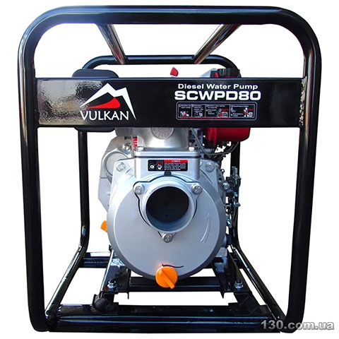 Vulkan SCWPD80 — мотопомпа дизельна для чистої води