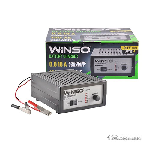 Winso 139200 — зарядное устройство 12 В, 18 А для автомобильного аккумулятора