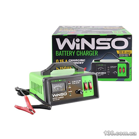 Winso 139400 — зарядное устройство 12 / 24 В, 15 А для автомобильного аккумулятора