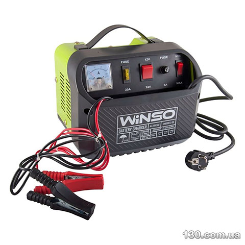 Winso 139500 — зарядний пристрій 12 / 24 В, 20 А для автомобільного акумулятора