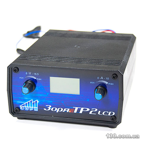 Зоря ТР-2 LCD — зарядное устройство 12 В, 9 А для автомобильного аккумулятора