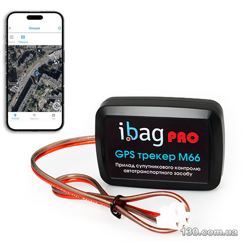 ibag M66 Pro — автомобильный GPS трекер NEW + WIFI detect
