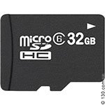 microSD карта памяти OEM 32 Гб, класс 6 — для записи HD 720P видео (microSDHC 6) с SD адаптером