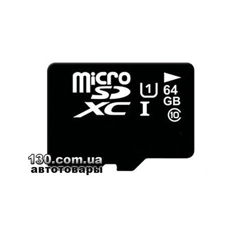 microSD memory card OEM 64 GB, Class 10 UHS-I — for recording UHD 2K video (microSDXC 10 UHS-I)