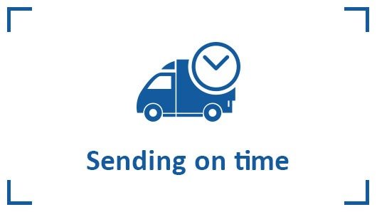 Sending goods on time