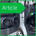 Installing car acoustics in trucks