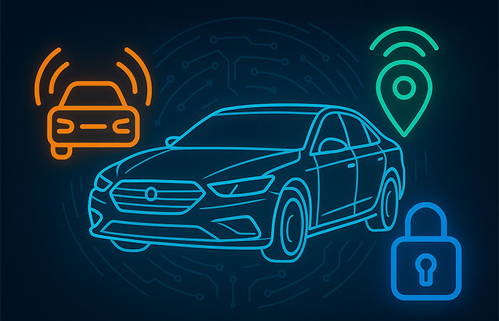 Hybrid Car Alarm System: GPS Tracker and Immobilizer Protection