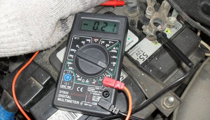 How to find the leak current in the power-supply?