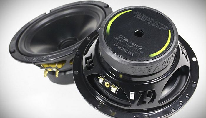 Overview of car speakers Ground Zero GZRC 165.3SQ and GZRC 165.2SQ 