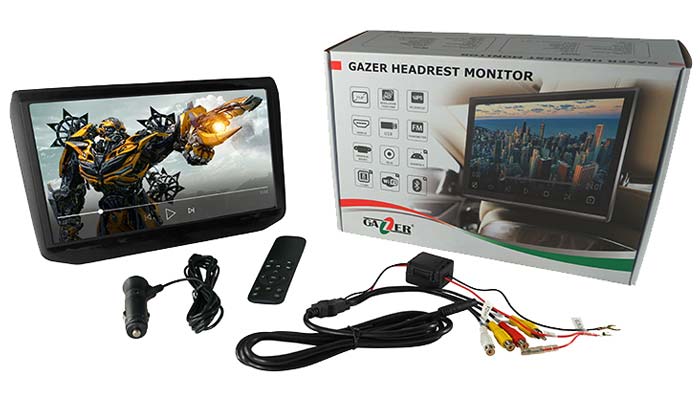 Overview of automotive Gazer HR100 monitors and Gazer HR250
