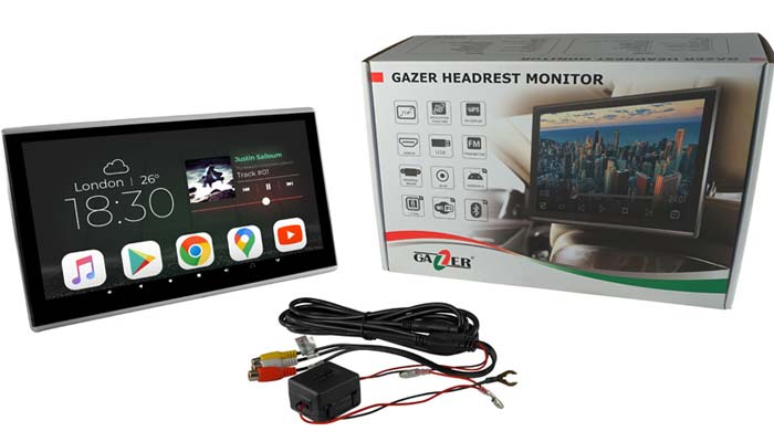 Overview of automotive Gazer HR100 monitors and Gazer HR250