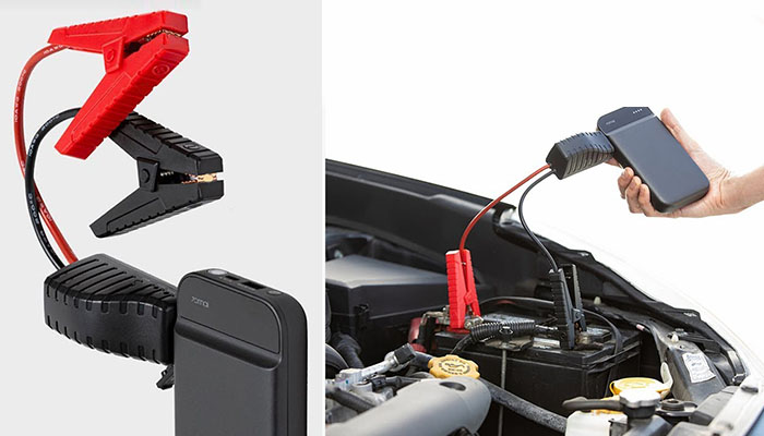 Portable booster to start an automobile engine-a true helper of every motorist