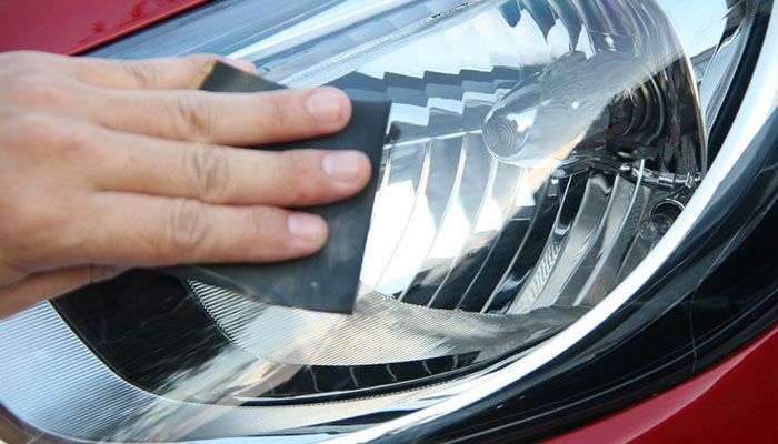 ✓ How to polish headlights un 1 minute 👌 
