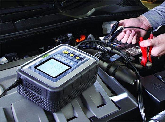 Intelligent battery chargers for car batteries