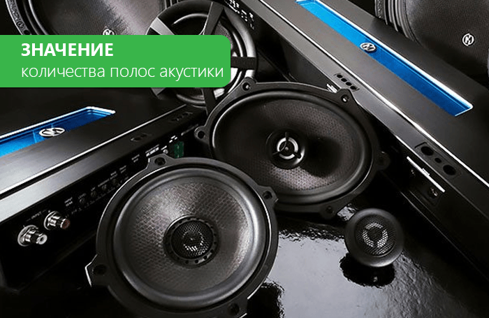 The meaning of the number of bands in a car speaker system