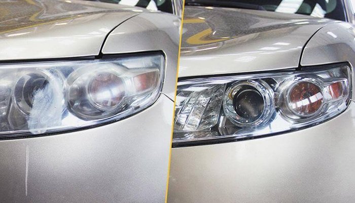 How to polish car lights at home