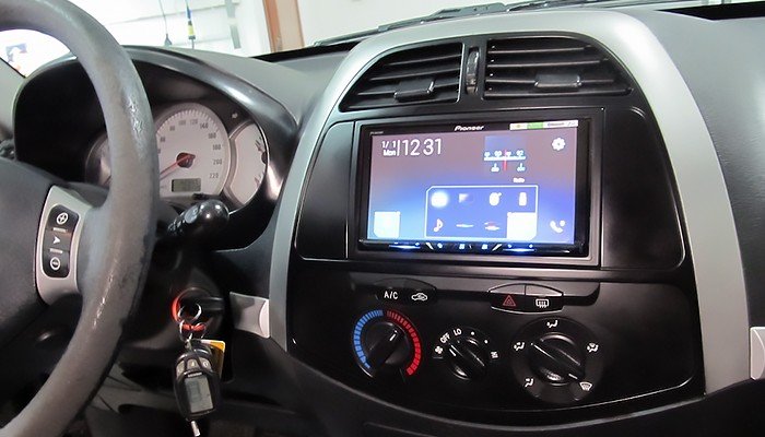 Features of the choice of transition frames for car radio
