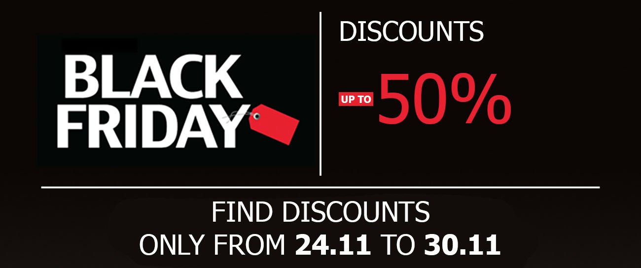 Black Friday 2020 - huge discounts!
