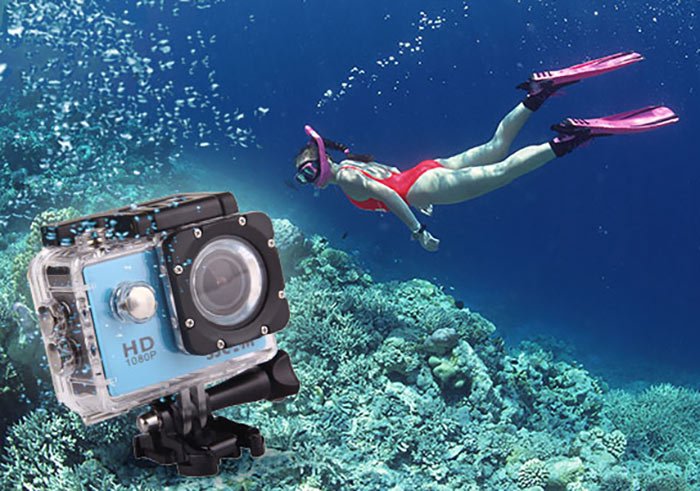 Water resistance of an action camera